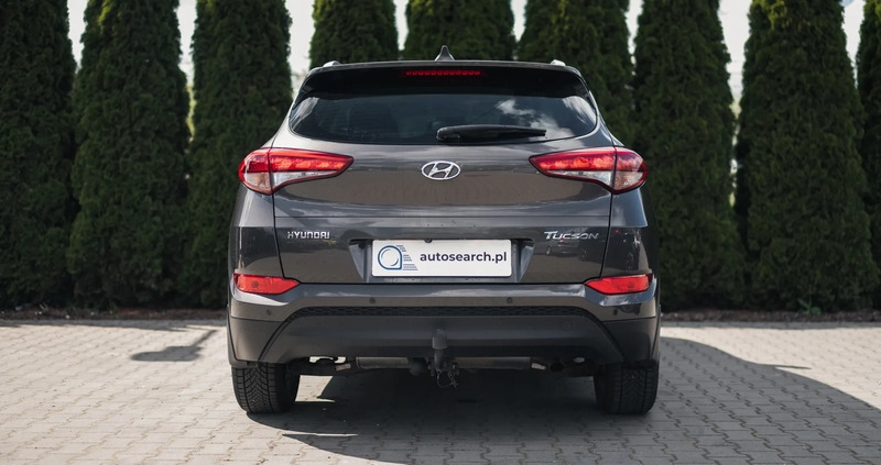 Hyundai Tucson cena 75990 przebieg: 106597, rok produkcji 2017 z Tychowo małe 781